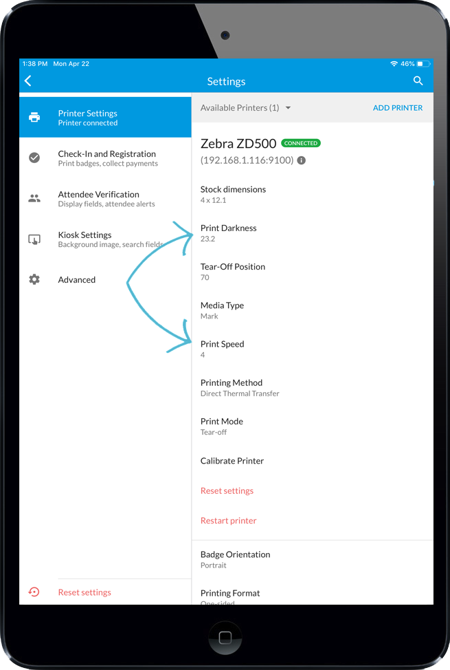 Setting Up Your iPad, Zebra Printer, and OnArrival App to Use With a ...