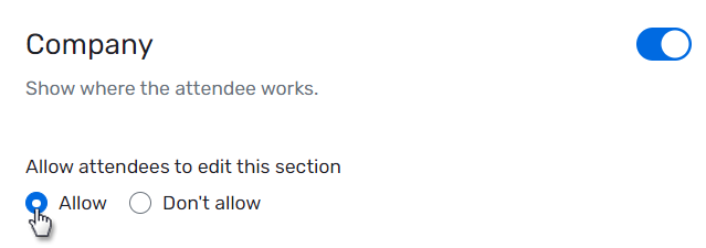Managing Attendee Profiles for Attendee Hub