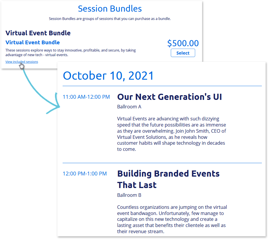 Events & Sessions