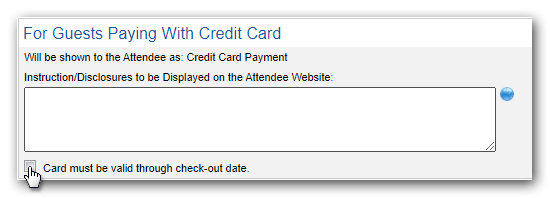 Validating Credit Cards in Passkey Events