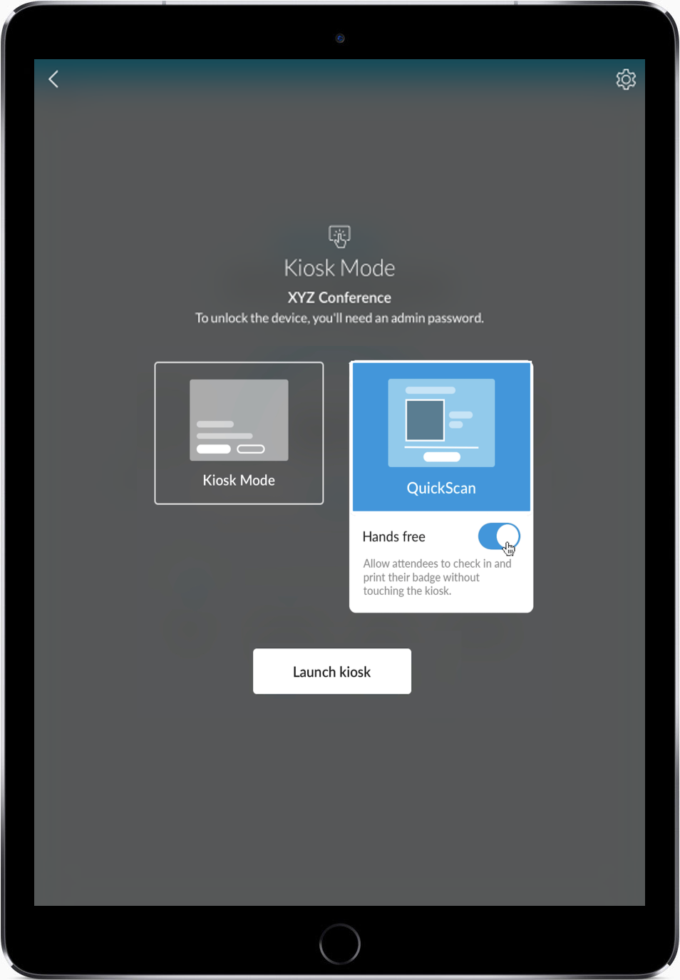 Setting Up Kiosk Mode in OnArrival