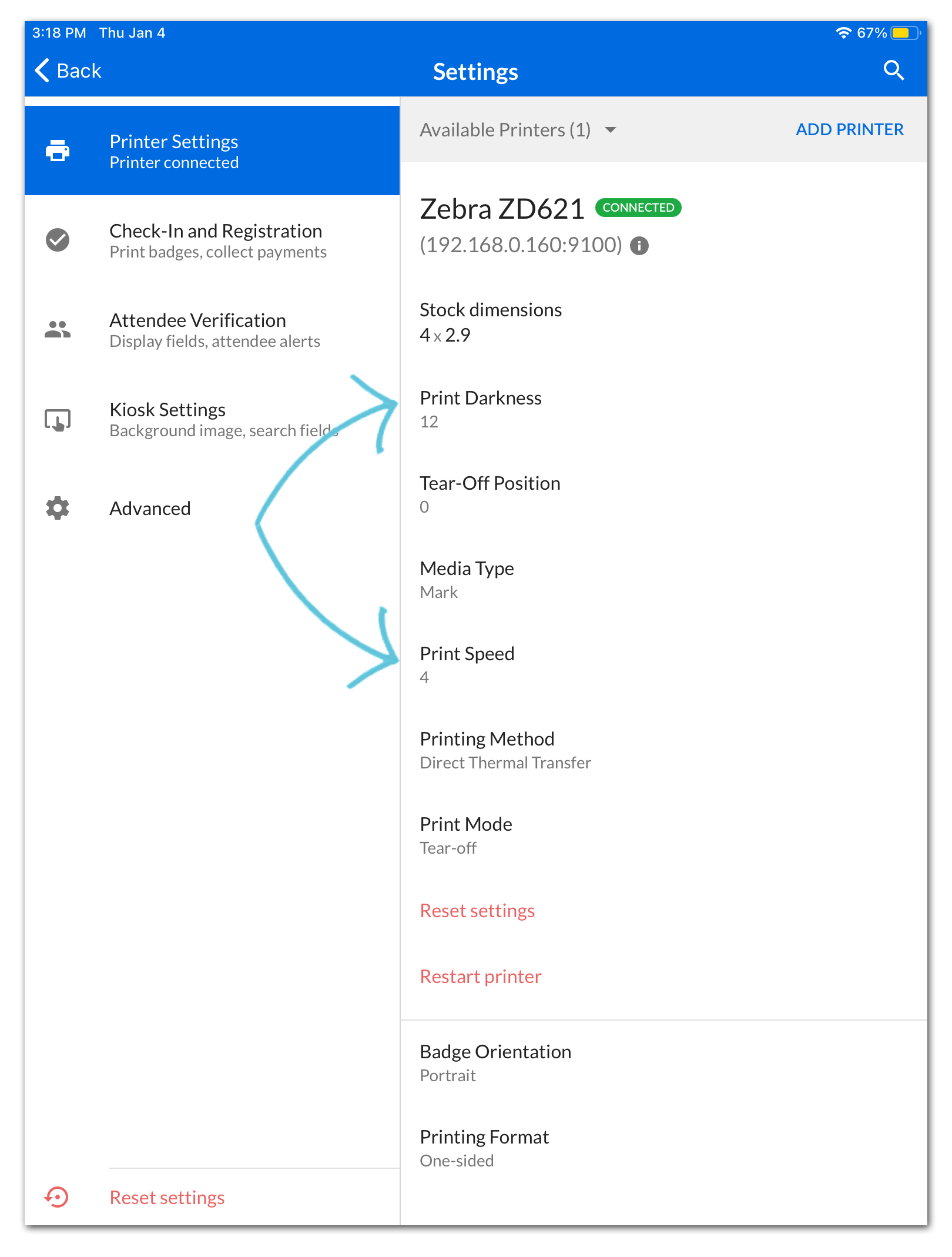 Setting Up Your iPad, Zebra Printer, and OnArrival App to Use With a ...
