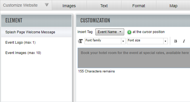 Managing Passkey Booking Website Templates