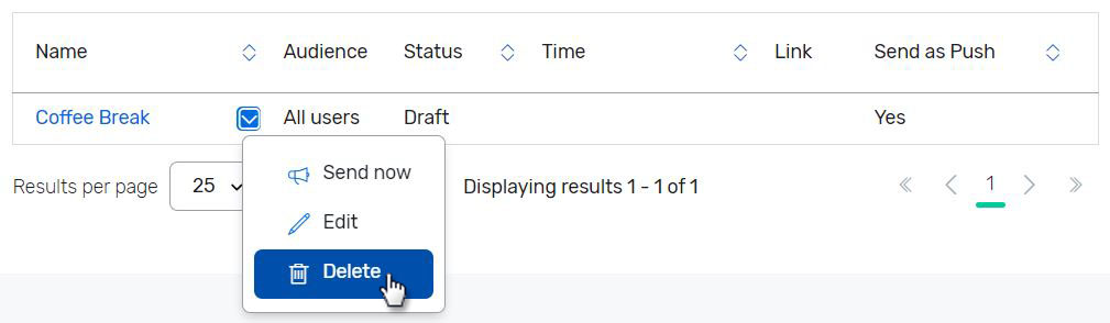 Managing Notifications for Attendee Hub