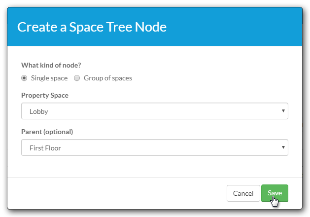 Updating Space Tree Configurations in Response Automation